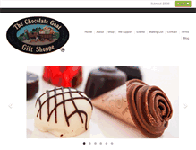 Tablet Screenshot of chocolategoat.com